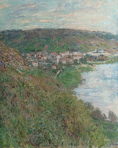 View of Vétheuil [1880] by Claude Monet [1840–1926]